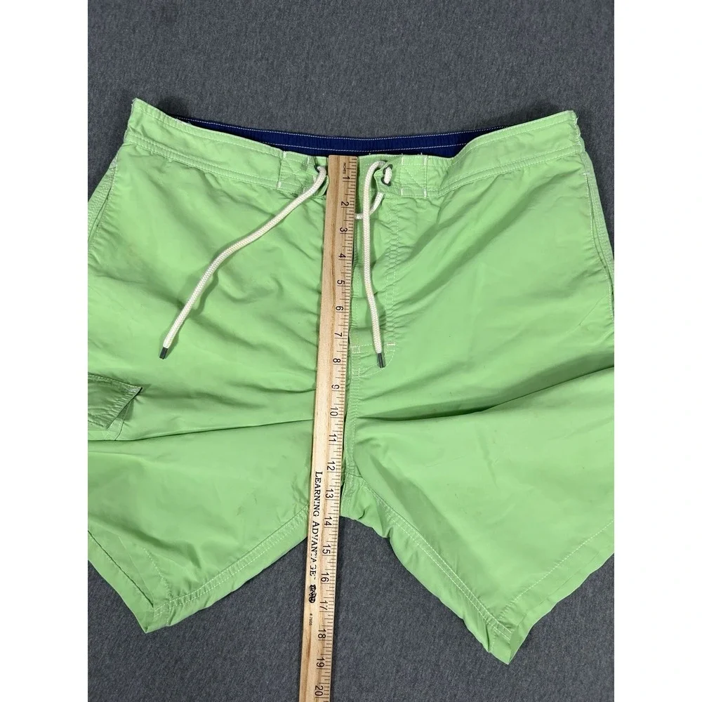 Polo Ralph Lauren Swim Trunks Men's Green Cargo Pocket Board Shorts L